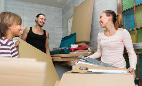 Commercial moving team planning a business relocation in Petersham