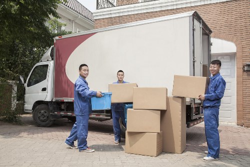 Local home moving service in Petersham with residential houses and moving truck