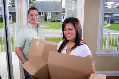 Apartment move in Petersham with stairs and furniture protection