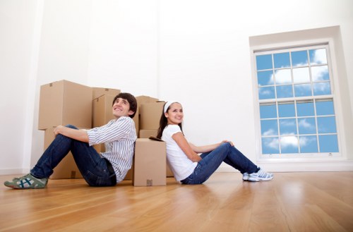 Room-by-room unpacking support for a residential or business move in Petersham