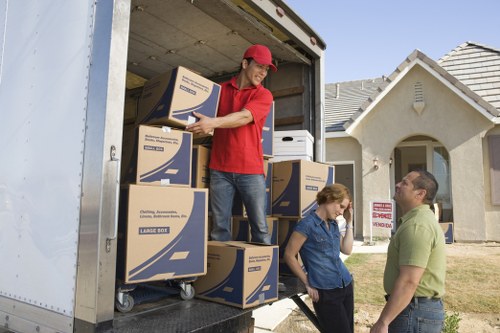 Professional movers preparing a local inner-west move with limited access