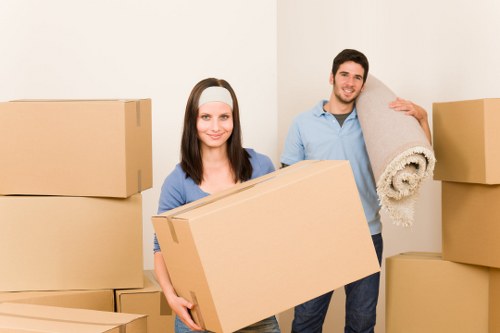 Professional removals team supporting a move in Petersham