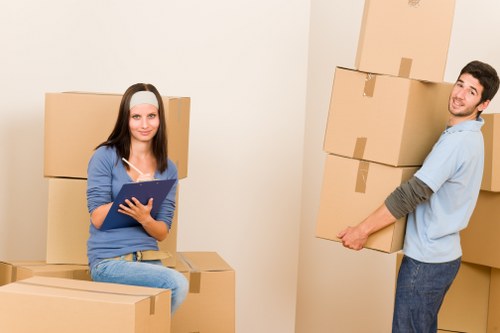 Packing and loading support for a van move